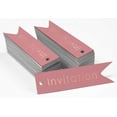 thumbnail image 3 of Inkdotpot Pack Of 50 Real Rose Gold Foil Paper Tags Invitation Party Favor Hang Tags, 3 of 6