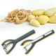 thumbnail image 1 of Juego de peladoras de acero inoxidable - Peladora 3 en 1 para frutas y verduras, cepilla y cortadora - Utensilio de cocina con asa ergonómica - 18,8 cm, 1 of 1