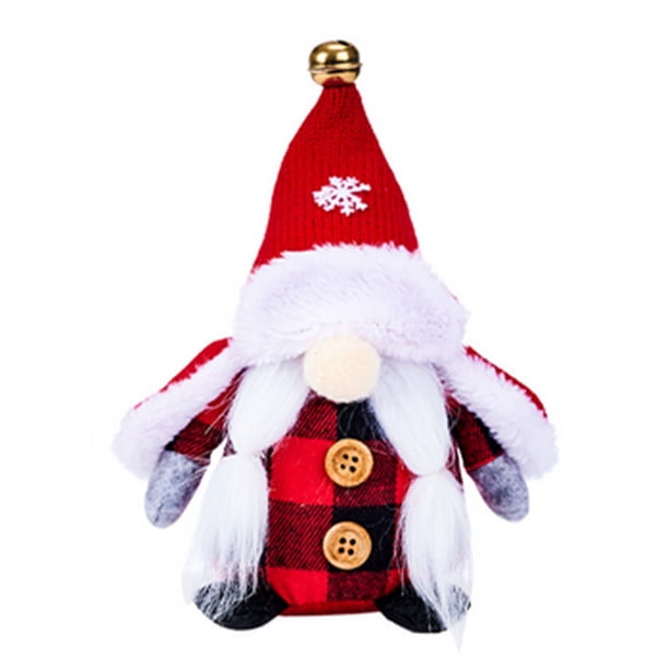 Billuyoard Muñeco de Navidad Festival temático Atmósferas Navidad Decoración sin rostro Sofá Escaparate Adorno de Año Nuevo Juguete para niños Kits de decoración para fiestas Femenino Billuyoard HA069297-02