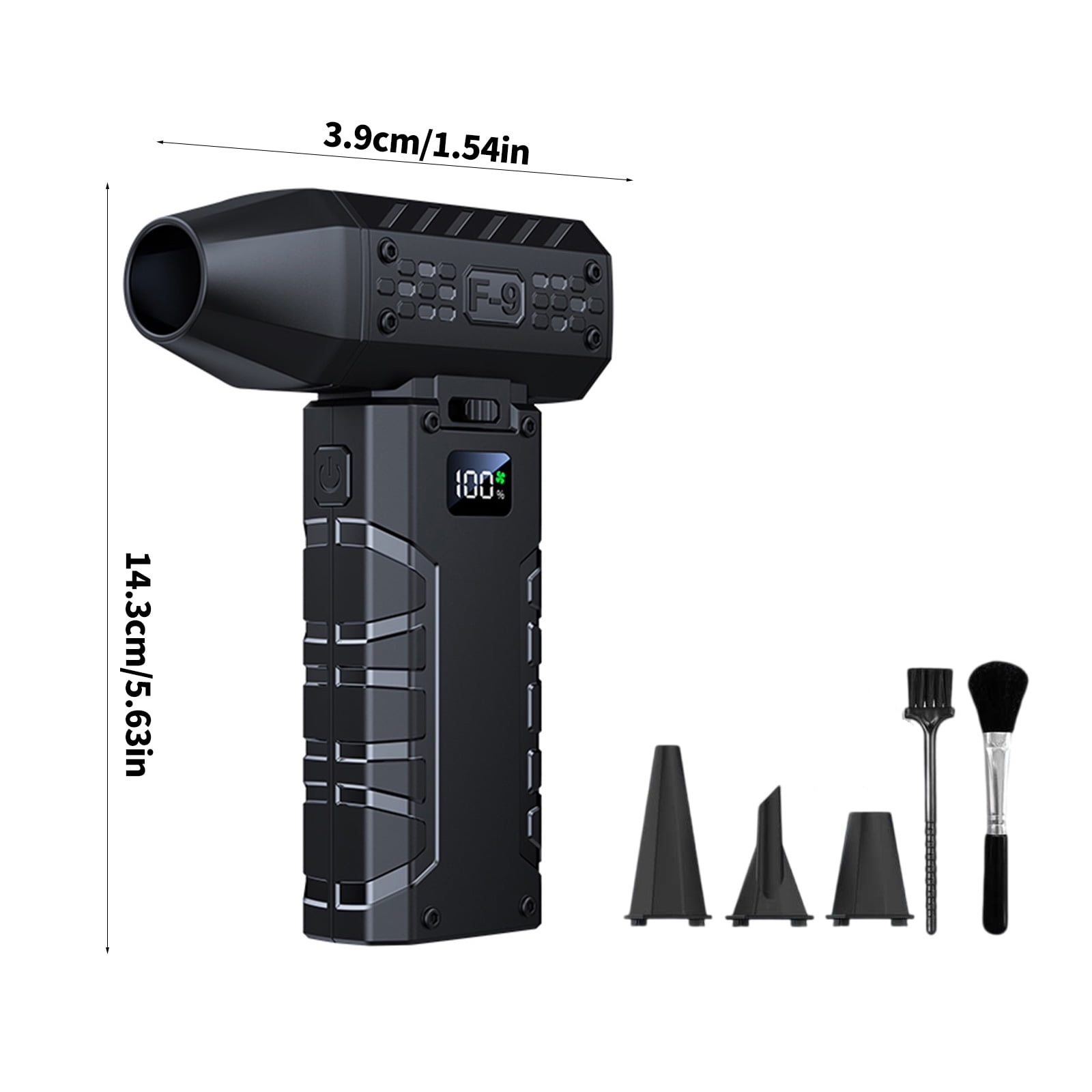 Electric Air Duster 130000RPM Power Cordless Air Duster Adjustable Small Blower Dust Blower for Computer Keypad