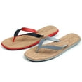 thumbnail image 2 of StarBay Men's Casual Slipper Comfortable Cork Wood Shower Beach Shoe Slip on Flip Flop Thong Sandals, 2 of 2