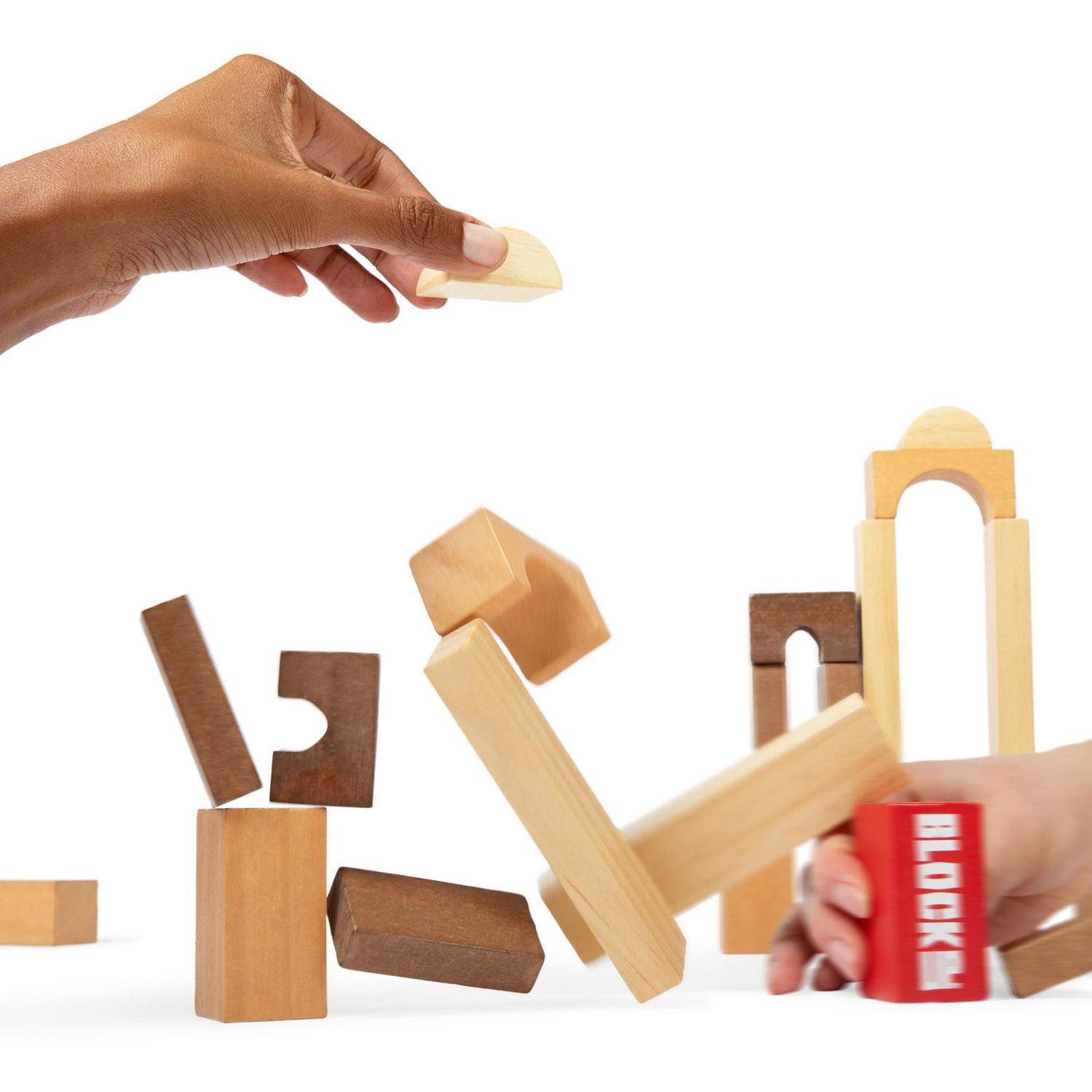 Block Up - Jeu d'empilement stratégique face à face pour les familles et les enfants 8+