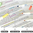 thumbnail image 3 of Double Ended Highlighter Set, Broad and Fine Point Tips, Assorted Ink Planner Colors, 8-Pack, 3 of 5