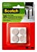 Scotch® Round Felt Pads, SP801-NA, beige, 1 in (2.54 cm), 16 per pack