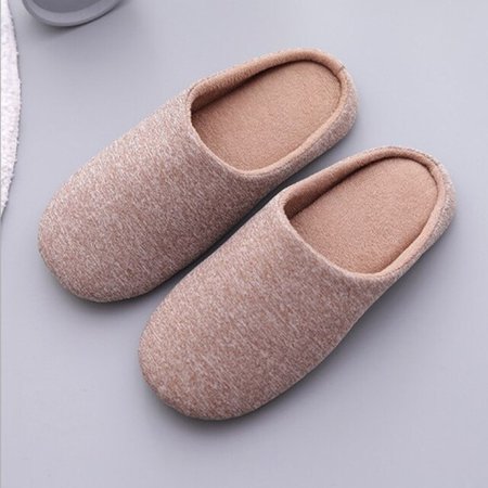 

CoCopeanut Women Men House Slippers Cotton Warm Soft Flat Shoes Home Indoor Footwear Candy Color Slides Autumn Winter 2022 Shoes Plus Size