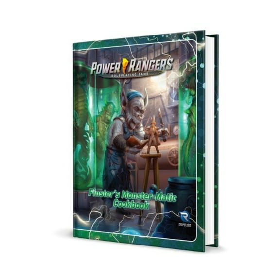 Renegade Game Studios: Power EC36 Rangers RPG Finster’s Monster-Matic Cookbook Sourcebook - Hardcover Book, Roleplaying Game, Create 100  Threats, Ages 14 