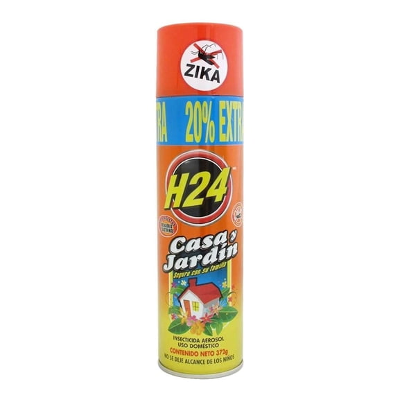 Insecticida H24 Casa y Jardín en aerosol 372 g