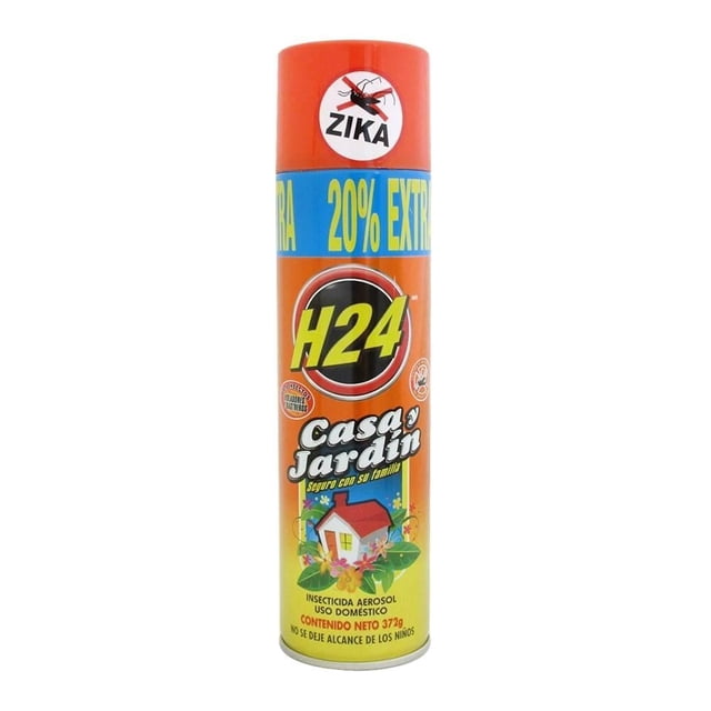 Insecticida H24 Casa y Jardín en aerosol 372 g