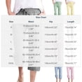 thumbnail image 3 of Yourumao Linen Capri Pants for Women Striped Straight Leg Capris Lightweight Elastic Drawstring Waist Loose Pants for Lounge Beach with Pocket, 3 of 7