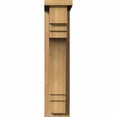 thumbnail image 2 of 5 1/2"W x 12"D x 24"H Pescadero Smooth Corbel w/Backplate, Western Red Cedar, 2 of 9