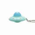 thumbnail image 3 of BELOWSYALER Keyring Portable Toy Keychain Funny LED Light Saucer Shaped Key Chain Ornament for Kids and Teens, 3 of 8