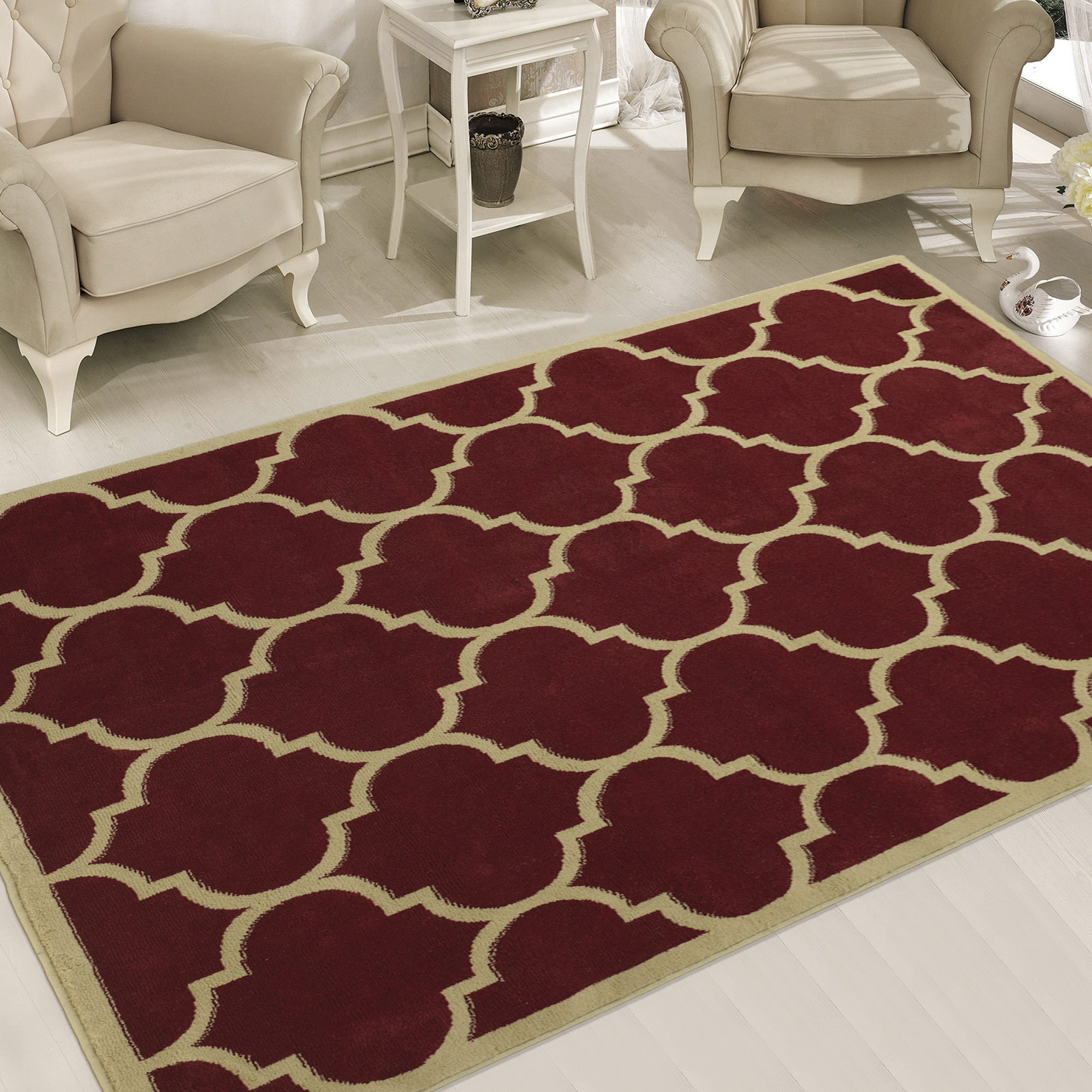 Sweet Home Stores Clifton Collection Moroccan Trellis Design Area Rug
