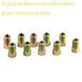 thumbnail image 2 of Speravity 10 Uds 10mm x 1mm tubo de freno corto tuercas de tornillo accesorios de repuesto tuercas de tornillo de tubo de freno para tubos de freno Vehículos, repuestos y accesorios Mis Speravity CZ10929-00B, 2 of 6