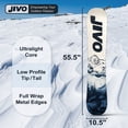 thumbnail image 3 of Jivo High-Performance All-Mountain Snowboards, Freestyle Single Rider Adult Snowboards, Outdoor Winter Snow Board, 141 cm, Blue and White, 3 of 3