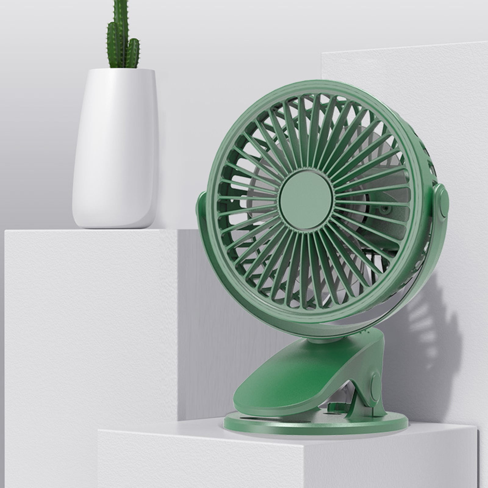 Moocorvic Clearance Small Desk Fan Quiet Electric Plug in, Portable USB