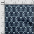thumbnail image 1 of oneOone Coton Popeline Tissu Floral Ikat Décor Tissu Imprimé BTY 42 Pouces de Large, 1 of 4