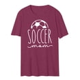 thumbnail image 3 of Tops for Women Trendy Popular Womens Tops And Blouses Pom Blouses Women Work Out Clothes for Woman Ladies Short Sleeve Top Scrub Star Graphic Vintage 3x Big Spandex Long Sleeve Layering Top Purple M, 3 of 3