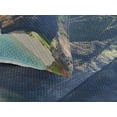 thumbnail image 3 of Ambesonne Hawaii Quilted Coverlet 3 Pcs, Na Pali Coast Island, Queen Size, Blue Green Brown, 3 of 4
