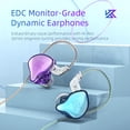thumbnail image 2 of KZ Auriculares con cable Auriculares internos Auriculares portátiles Running Fitness Auriculares para computadora portátil Enchufe en forma de L de 3,5 mm Auriculares coloridos y regulares seitruly EL005353-01B, 2 of 2