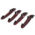 thumbnail image 4 of 8pcs Car Door Handle Cover Carbon Fiber Style Intelligent Hole Replacement for Mazda CX-4 2013-2015, 4 of 5