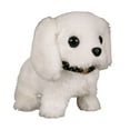 thumbnail image 3 of Almencla Interactive Electronic Puppy Plush Toy Companion Plush Animal Interaction Gift Realistic Electronic Pet for Kids Holiday Gift , White, 3 of 8