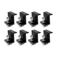 thumbnail image 1 of 8Pcs Solar Panel Edge Clamp Brackets with Nuts and Bolts Easy Installation Solar 35mm, 1 of 9