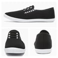 thumbnail image 4 of AOMAIS Women’s Slip On Canvas Shoes Sneakers Fashion Elastic Sneakers（Black US11）, 4 of 12