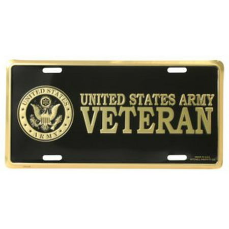 United States Army Veteran License Plate