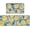 Lemon, variant on Coastal Fish Blue Kitchen Rugs Set of 2, Nautical Beach Ocean Fishes Floor Mats Decor, Farmhouse Sea Door Mat Home Decorations - 17x29 and 17x47 Inches