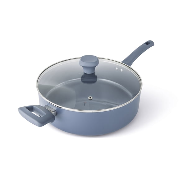 Elements by Thyme & Table 5 QT Ceramic Non-Stick Jumbo Cooker - Blue