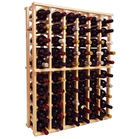 Wine Cellar Innovations RP-UN-3COLDS Traditional Series 3 Column Individual Wine Rack with Display (Best Wine Cellar Management App)
