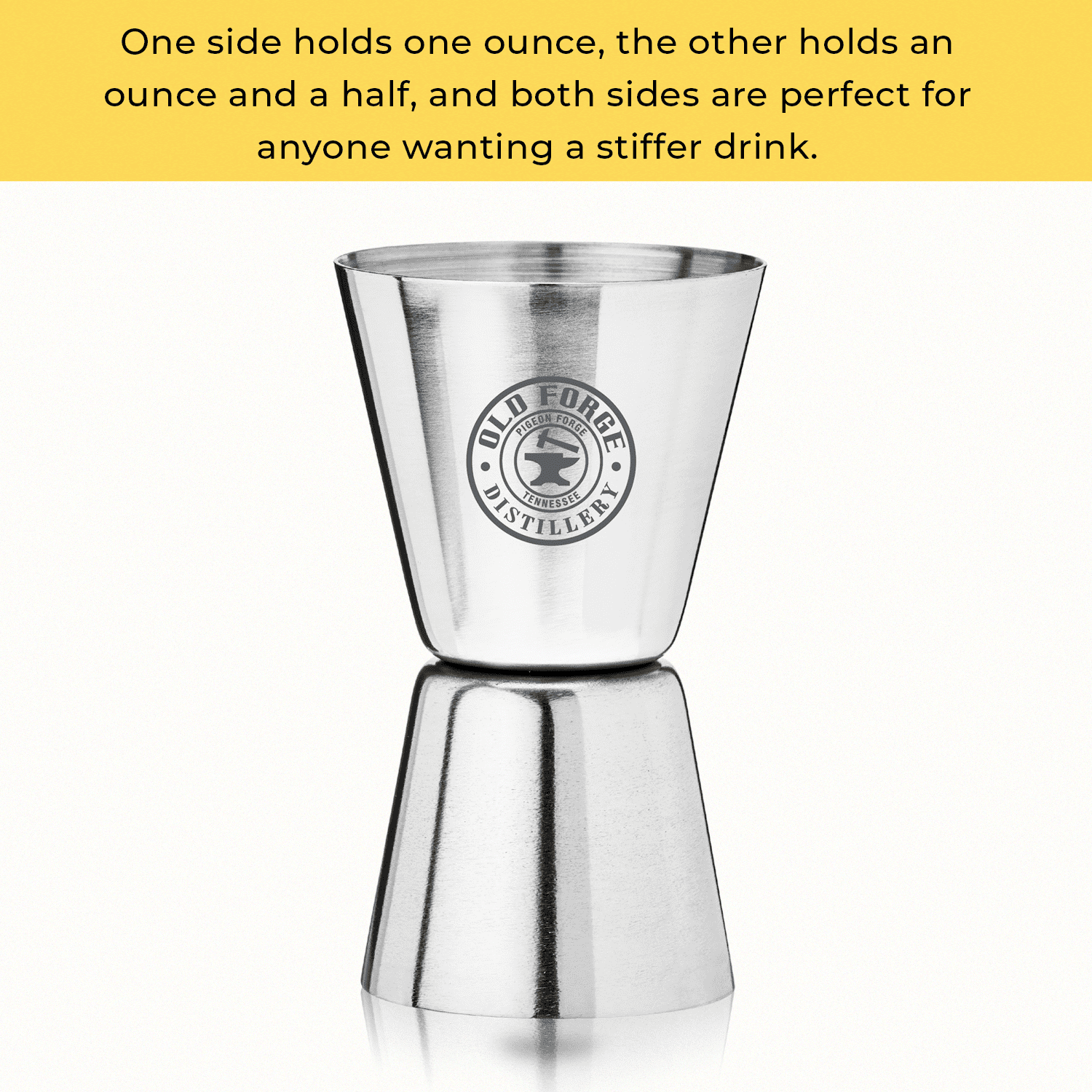 Savoy Stainless Steel Double jigger for Cocktails and Bartending