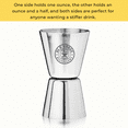 thumbnail image 3 of Savoy Stainless Steel Double jigger for Cocktails and Bartending, 3 of 7