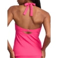 thumbnail image 2 of Printed Muse Halter Underwire Tankini Top Swimsuit, 2 of 4