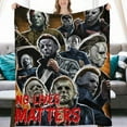 thumbnail image 5 of Horror Movie Halloween Michael Myers Printed Plush Throw Blanket, Ultra Soft Microfiber for Sofa Bedroom Living Room or Camping 40" x 50", 5 of 10