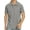 Heather Gray, variant on Polo Shirts for Men Short Sleeve Soft Cotton Collared Shirt