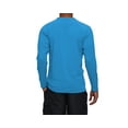 thumbnail image 3 of Tyhengta Men's Long Sleeve Swim Shirts Rashguard UPF 50+ UV Sun Protection Shirt Athletic Workout Running Hiking T-Shirt Swimwear LapsBlue S, 3 of 8