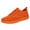Orange, variant on CAIXAI Wide Walking Shoes for Women Orthopedic Dress Sneakers Women Comfortable Mesh Knitted Women's Fashion Sneakers on Arch Support Mary Jane Flats Women Hands Free Walking Tennis Shoes
