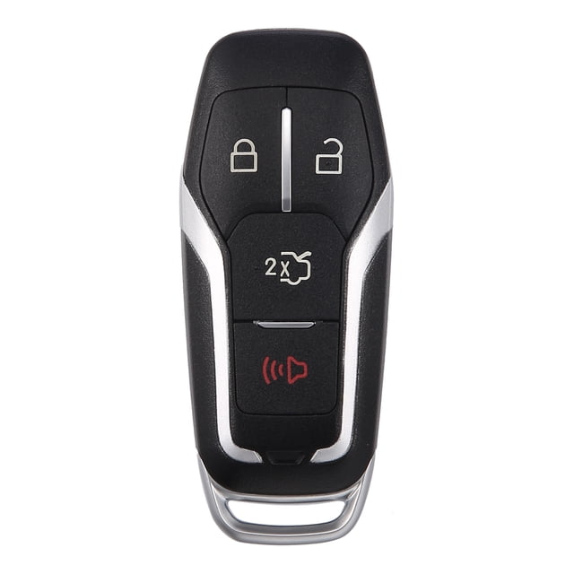 Unique Bargains Car Key Fob Shell 4 Button Remote Control Key Case Keyless Entry Housing for Ford Explorer 2016-2017