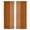 Dark Orange White, variant on Yellow White Stripe Sheer Curtains 96 Inches Long, Modern Rustic Vertical Striped Light Filering Curtains, Privacy Drapes Simi Floor to Veiling Curtain for Living Room Bedroom Large Window Treatment