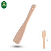 Myenne 6pcs Wooden Spatula Small Wood Butter Cream Scraper Cooking Shovel Kitchen Utensil Wooden Cooking Spatula Set Pizza Turner