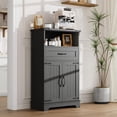 thumbnail image 6 of Danolapsi Farmhouse Storage Cabinet with Doors and Drawers, Freestanding Kitchen Pantry, Floor Bathroom Storage Cabinet for Kitchen/Laundry/Living Room/Bedroom, 6 of 8
