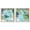 Blonde Frame, variant on Sky Within Serenity Set Shadowbox Print Modern Abstract Art Set by Art Remedy, Blonde Frame, 16 x 16