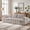 Camel + Boucle + 3 Seat, variant on 100" Curved 3-Seat Boucle Compressed Sectional Sofa,White