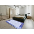 thumbnail image 5 of Ahgly Company Machine Washable Indoor Rectangle Transitional Heavenly Blue Area Rugs, 2' x 5', 5 of 7