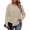 02 Apricot, variant on Women's Plus Size Fall Tops Crew Neck Long Sleeve Shirts for Women Work Blouses Knit Tops Pullover Sweaters XL-5XL