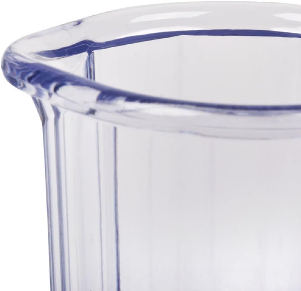 TrueCraftware- Set of 12 Syrup Pitcher 2 oz Plastic Clear Color- Syrup Dispenser Maple Syrup Honey Pancake Syrup Dispenser for Home Restaurants and Café