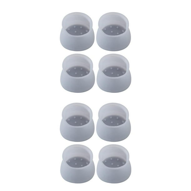 Kenally 4 piezas de cubiertas para pies de mesa, antideslizantes, extraíbles, redondas, para patas de sillas, azulejo de madera, almohadillas para pies Azul 2piezas Kenally CBP264386
