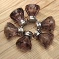 thumbnail image 3 of 12Pcs 25mm Crystal Glass Dresser Drawer Knobs Diamond Plated Shape Door Handle Pull Knobs Cabinet Furniture Handles Knobs, 3 of 7