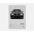 thumbnail image 3 of Póster Pop en blanco y negro, arte de pared, superdeportivo de lujo F80 M3 M140 GTR HD, impresión al óleo sobre lienzo, decoración para el hogar, sala de estar y dormitorio, regalo, 3 of 5